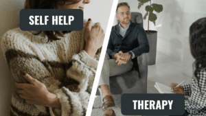 self help versus therapy